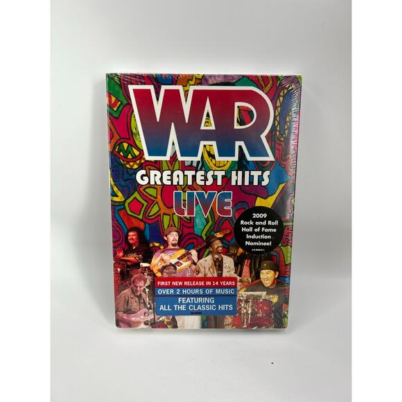 WAR: Greatest Hits Live DVD Video Concert The Grove, Anaheim CA 2007 SEALED - Picture 1 of 4